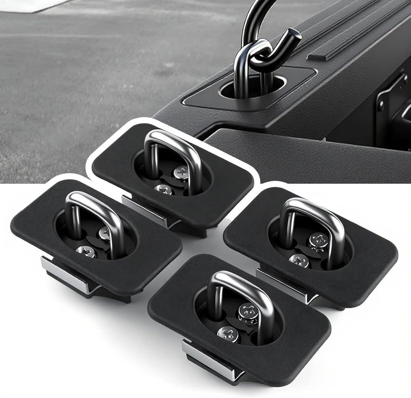 RVgolf 4PCS Tie Down Anchors fit for 2015-2025 2026 Ford F-150 2017-2025 2026 Ford F250 F350 Super Duty&Ford Raptor Truck Bed Tie Downs for Car Replacement for Tie Downs Automotive Accessories - Image 1